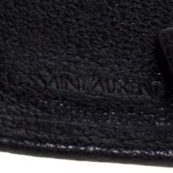Saint Laurent Black Leather Bifold Wallet