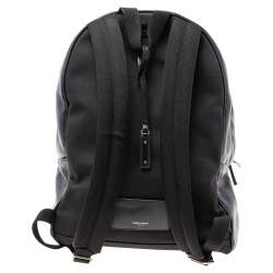 مملوكة مسبقًا Saint Laurent Navy Blue/Black Leather and Canvas Classic Backpack