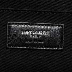 Saint Laurent Black Leather Large Sac De Jour Tote