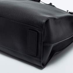 Saint Laurent Black Leather Large Sac De Jour Tote