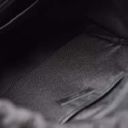 Saint Laurent Black Nylon and Leather City Flap Backpack