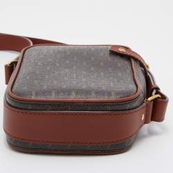 Saint Laurent Brown Monogram Coated Canvas and Leather Le Monogramme Crossbody Bag