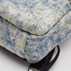 Saint Laurent Blue/Black Denim City Backpack