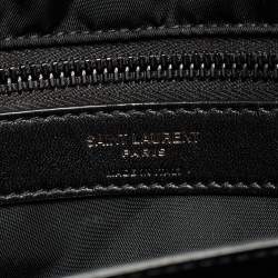 Saint Laurent Black Nylon Niki Messenger Bag