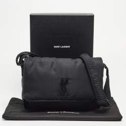 Saint Laurent Black Nylon Niki Messenger Bag