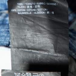 Pre Owned Saint Laurent Paris Blue Washed & Distressed Denim Jeans S Waist 31"