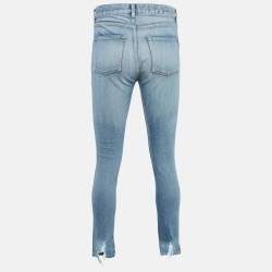 Saint Laurent Blue Denim Ripped Jeans M Waist 29"