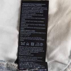 Pre Owned Saint Laurent Blue Washed & Distressed Jeans L (Waist 34)