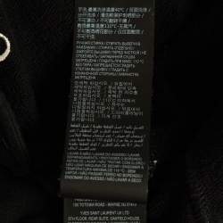 Pre Owned Saint Laurent Paris Black Logo Embroidered Cotton joggers XL