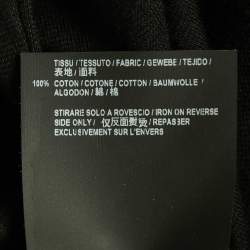 Saint Laurent Paris Black Lover Lier Print Cotton Jersey T-Shirt XS