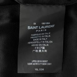 Saint Laurent Green Virgin Wool Zip Jacket XXL