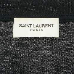 Saint Laurent Black Smoking Kills Print Cotton T-Shirt S