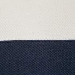 Yves Saint Laurent Vintage Blue/White Striped Cotton Pique Long Sleeve T-Shirt L 