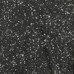Saint Laurent Black Print Crepe Full Sleeve Shirt XL