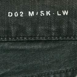 Saint Laurent Paris Grey Faded Denim Skinny Jeans M Waist 32"