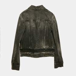 Saint Laurent Faded Black Denim Jacket XS