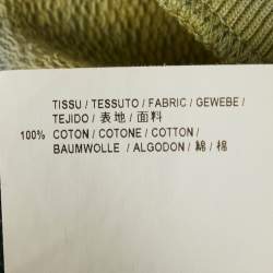 Pre Owned Saint Laurent Paris Tie-Dye Cotton Distressed Sweatshirt XL