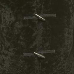 Pre Owned Saint Laurent Paris Black Shearling Hooded Duffle Coat XL