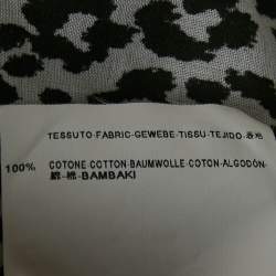 Pre Owned Saint Laurent Paris White Baby Cat Print Cotton Shirt M