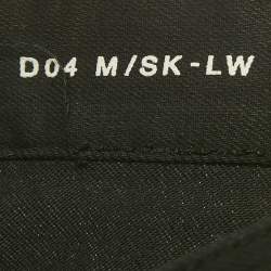 مملوكة مسبقًا بنطلون جينز سان لوران باريس دنيم أسود بتقليم جلد مقاس وسط (ميديم) خصر 32"