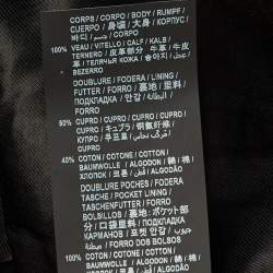 Pre Owned Saint Laurent Beige Suede Button Front Jacket S