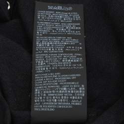 Pre Owned Saint Laurent Black Denim Long Sleeve Shirt S