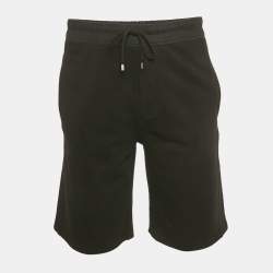 Pre Owned Saint Laurent Paris Black Cotton Shorts XL