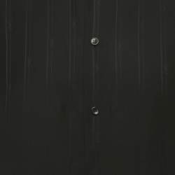 Pre Owned قميص سان لوران باريس حرير مخطط أسود بأكمام قصيرة مقاس صغير - سمول