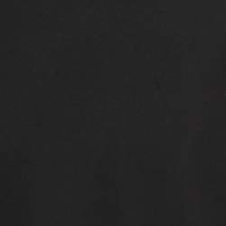 Pre Owned Saint Laurent Black Pique Crewneck T-Shirt M