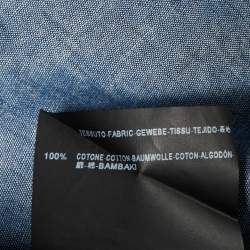 Pre Owned Saint Laurent Paris Blue Chambray Long Sleeve Shirt S