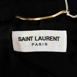 Saint Laurent Black Wool Two Buttoned Jacket M
