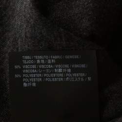 Saint Laurent Paris Grey Jersey Lightning Bolt Print T Shirt L