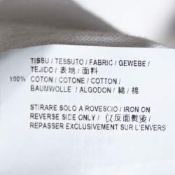 مملوكة مسبقًا Saint Laurent Paris White Babylone 55 Print Cotton Distressed T-Shirt M