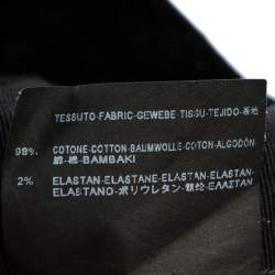 Pre Owned Saint Laurent Paris Black Denim Distressed D02 Skinny Jeans M