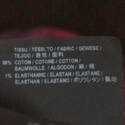 Pre Owned Saint Laurent Paris Red & Black Tartan Plaid Cotton Shirt S