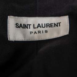 Pre Owned Saint Laurent Paris Burgundy Velvet Iconic le Smoking Blazer XL