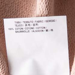 Pre Owned Saint Laurent Paris Beige Cotton Archive Logo Printed Sweatshirt M