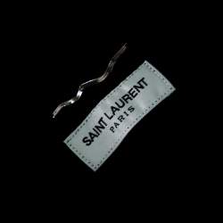 Saint Laurent Paris Black Lyocell Button Front Western Shirt M
