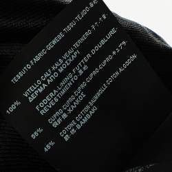 Saint Laurent Paris Black Studded Leather Biker Jacket M 