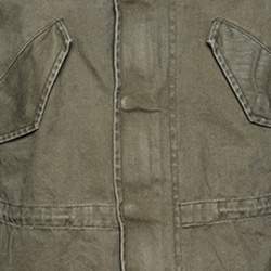 Saint Laurent Military Green Cotton And Linen Hooded Jacket XL
