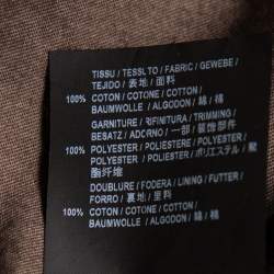 Saint Laurent Olive Green Cotton Hooded Parka Jacket M