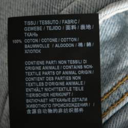 Saint Laurent Blue Denim Front Pocket Long Sleeve Jacket XS