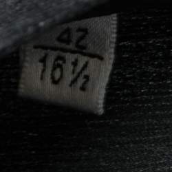 مملوكة مسبقًا Saint Laurent Black Sheer Silk Long Shirt XL