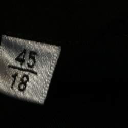 Saint Laurent Black Printed Jersey Button Front Short Sleeve Shirt 4XL
