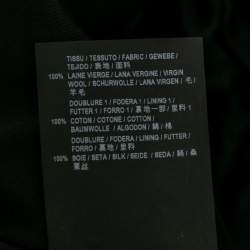 Saint Laurent Black Wool Single Breasted Blazer S