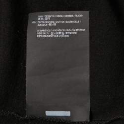 Saint Laurent Paris Black Jersey 1971 Rive Gauche T-Shirt L