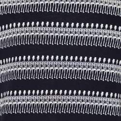 Pre Owned Saint Laurent Black Printed Cotton Knit T-Shirt XL