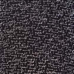 Pre Owned Saint Laurent Black Printed Cotton Crewneck T-Shirt M