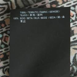Saint Laurent Multicolor Print Silk Button Front Full Sleeve Shirt S
