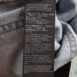 Pre Owned Saint Laurent Blue Ripped Denim Slim Fit Jeans M Waist 34''